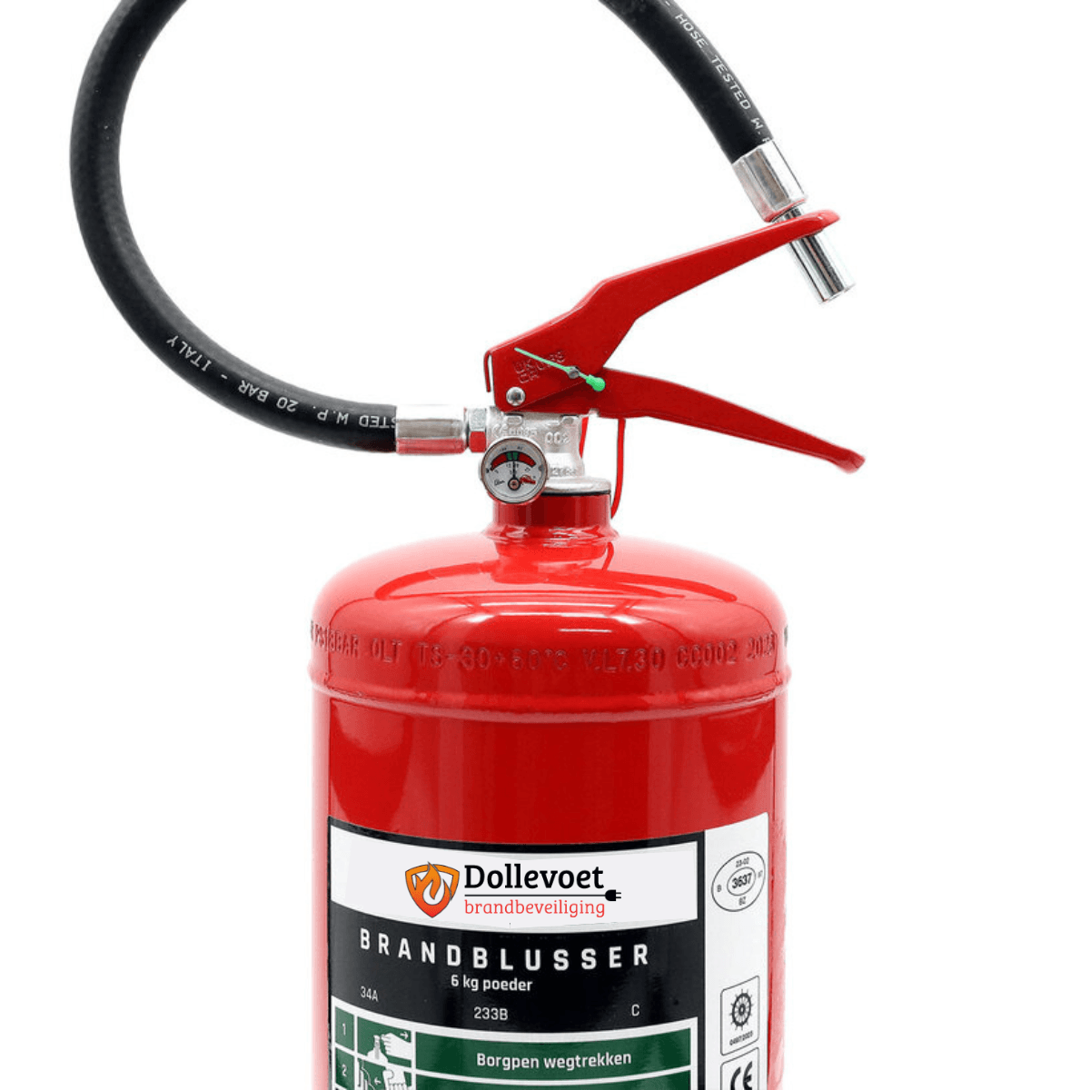 EcoFex Poederblusser 6 kg 43A/233B -C (Belgie Benor)