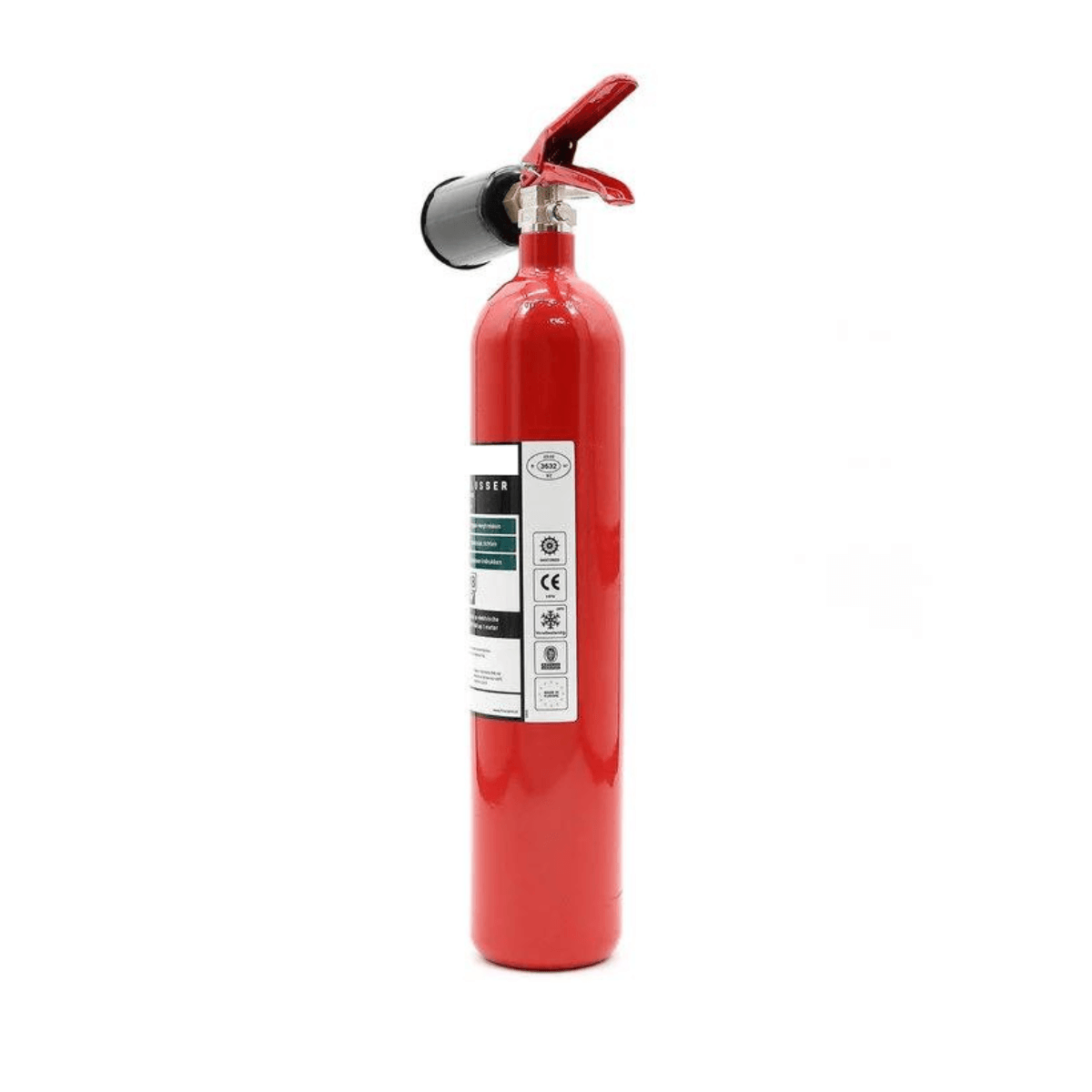 EcoFex Koolzuursneeuwblusser 2 kg (Staal) 34B (Belgie Benor)